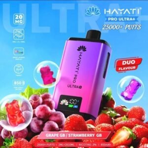Hayati Pro Ultra+ 25000 Puffs Vape - Grape & Strawberry Duo Flavour