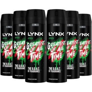 Lynx Africa Body Spray Multipack (The G.O.A.T of Fragrance)