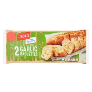 Jack's 2 Garlic Baguettes